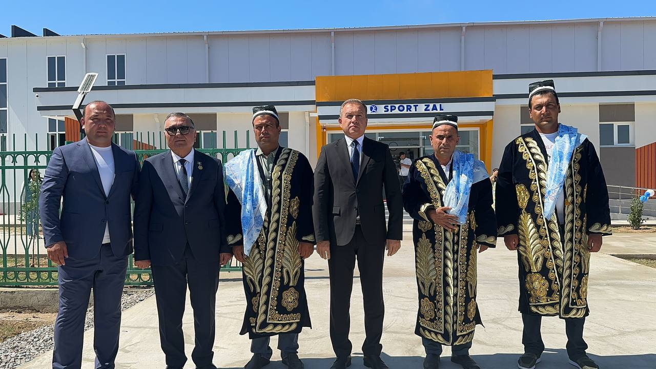 Navoiyda mustaqilligimizning 33 yilligiga bag‘ishlab 33 ta sport obyektlari foydalanishga topshirildi