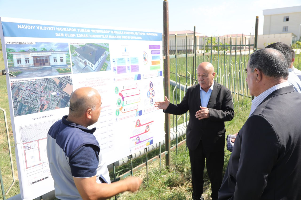 «NURONIYLAR MASKANI» QURILISHI BOSHLANDI